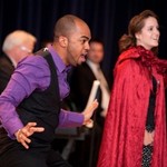 Students perform selections from GVSU Opera Theatre production of Into the Woods David Robinson and Kaylin Heydenburg